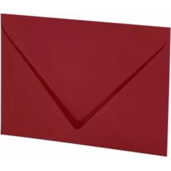 Artoz Papier Mosaic enveloppen DIN B6 zonder venster vuurrood natte gom 20 stuks