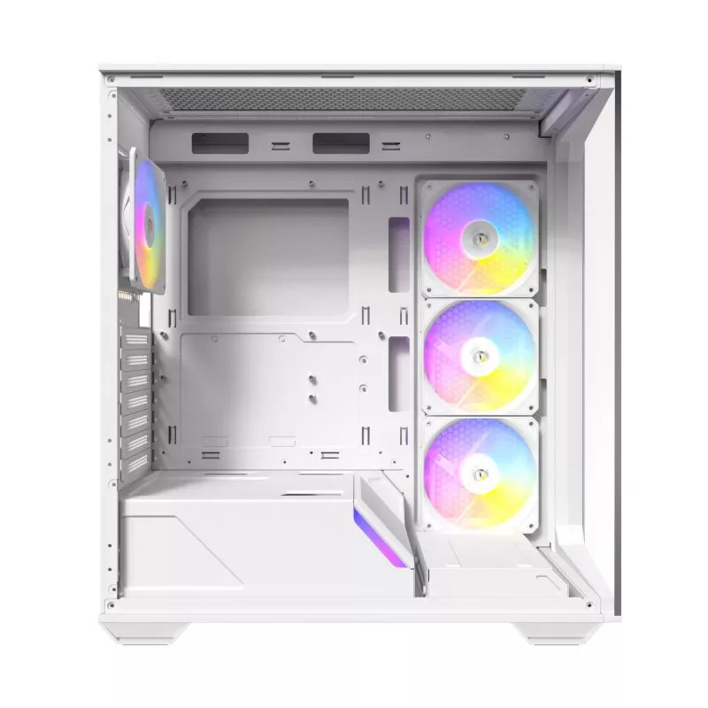 Antec Constellation Series C3 ARGB Mid Tower ATX Behuizing met gehard glazen zijvenster, Wit