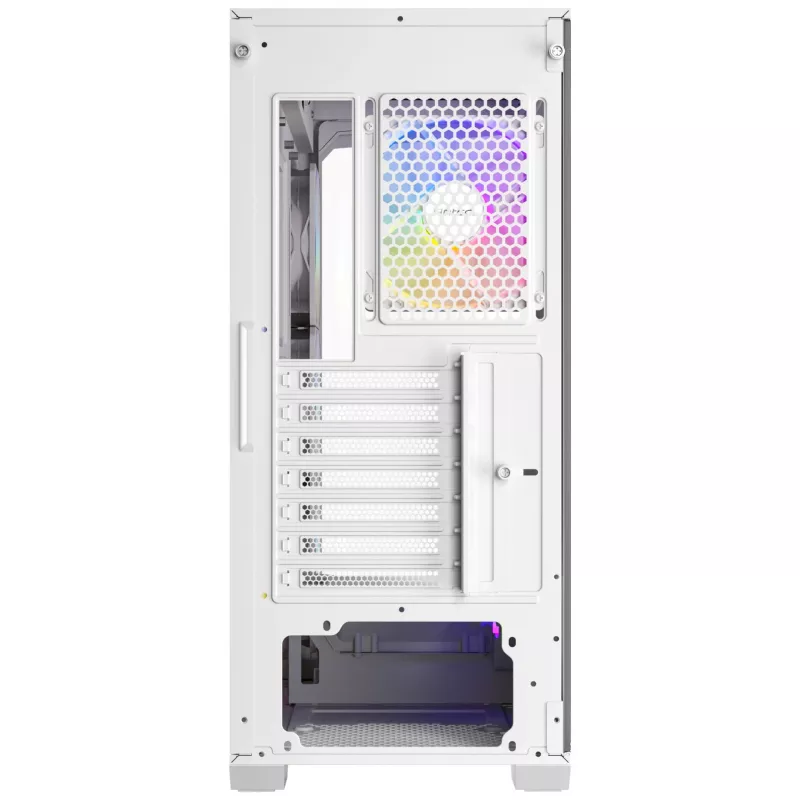 Antec Constellation Series C3 ARGB Mid Tower ATX Behuizing met gehard glazen zijvenster, Wit