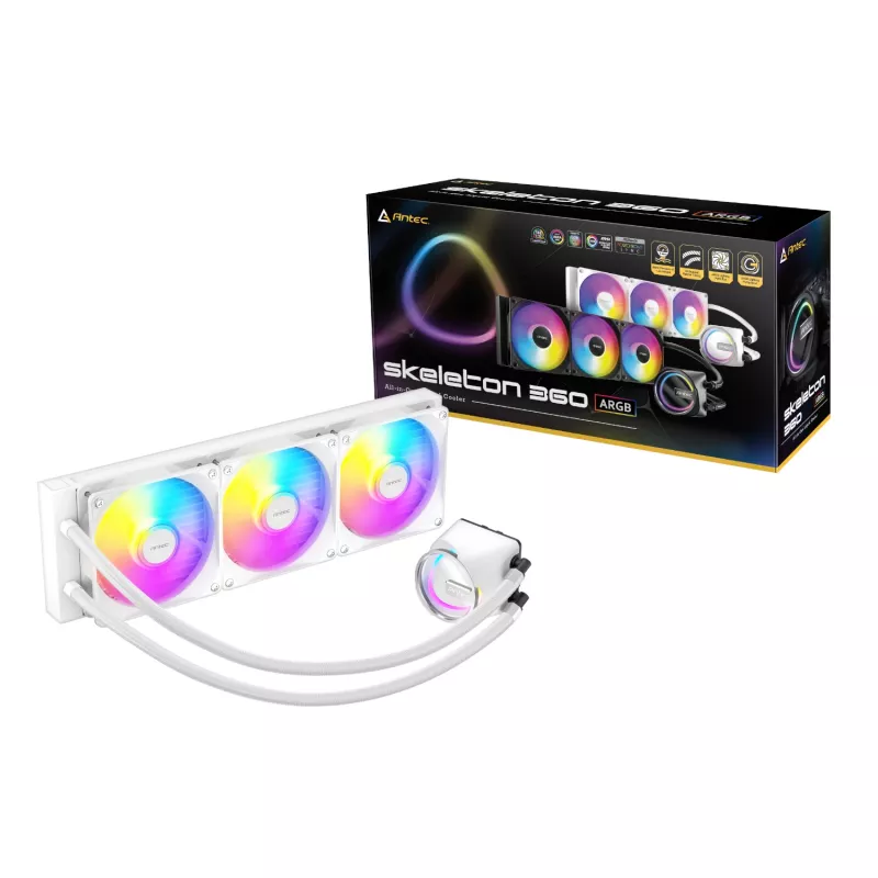 Antec Skeleton RGB 360mm All-in-One Vloeistofkoeler Wit