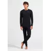 Odlo Merino 200 BL Bottom lange baselayer broek - zwart, XL