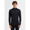Odlo Merino 200 BL Top Turtle Neck LS half zip - zwart, maat M