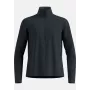 Odlo Grid Fleece Mid Layer Full Zip jasje - Black Melange, maat L