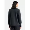 Odlo Grid Fleece Mid Layer Full Zip jasje - Black Melange, maat L