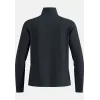 Odlo Grid Fleece Mid Layer Full Zip jasje - Black Melange, maat L