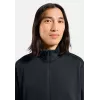 Odlo Grid Fleece Mid Layer Full Zip jasje - Black Melange, maat L