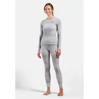 Odlo Active Warm X Pow BL Bottom Lange Baselayer Onderbroek - zilvergrijs, maat S