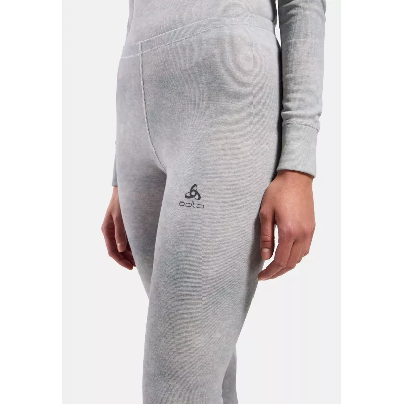 Odlo Active Warm X Pow BL Bottom Lange Baselayer Onderbroek - zilvergrijs, maat S
