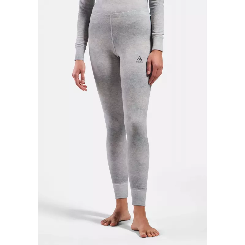 Odlo Active Warm X Pow BL Bottom Long Dames Functionele Onderbroek - zilvergrijs, maat M