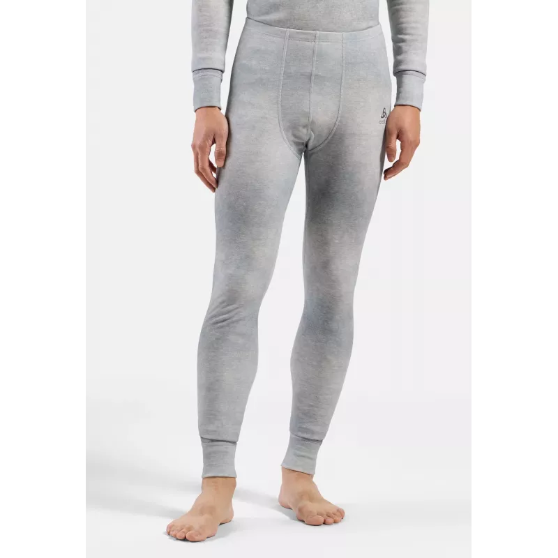 Odlo Active Warm X Pow BL Bottom Long Thermische Baselayer Onderbroek - zilvergrijs, maat L