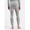 Odlo Active Warm X Pow BL Bottom Long Thermische Baselayer Onderbroek - zilvergrijs, maat L