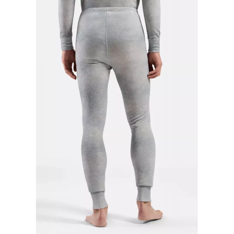 Odlo Active Warm X Pow BL Bottom Long Thermische Baselayer Onderbroek - zilvergrijs, maat L