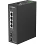 D-Link DIS-210G-06P industriële smart managed Gigabit PoE+ switch, 4 PoE+ poorten, 2 SFP, 120W