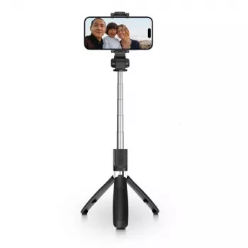 Tech-Protect L01S BT selfiestick statief zwart