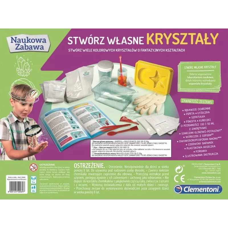 Clementoni Science & Play Kristallen groeiset - Kweek je eigen kristallen