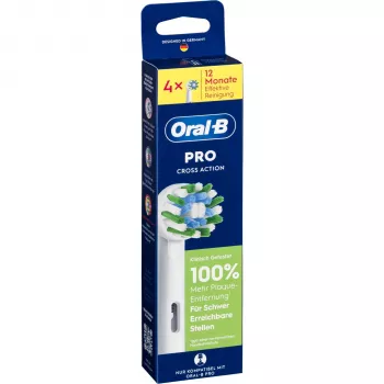 Oral-B Pro CrossAction vervangende borstelkoppen 4-pack (015370)