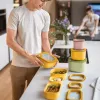 Guzzini STORE&MORE BIO bewaardozen set, 3-delig, diverse kleuren, 2,6 L