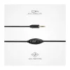 SBS TEINEARKL in-ear headset met microfoon - zwart - bedraad - 1,2 m kabel - 3,5 mm jack - bellen & muziek
