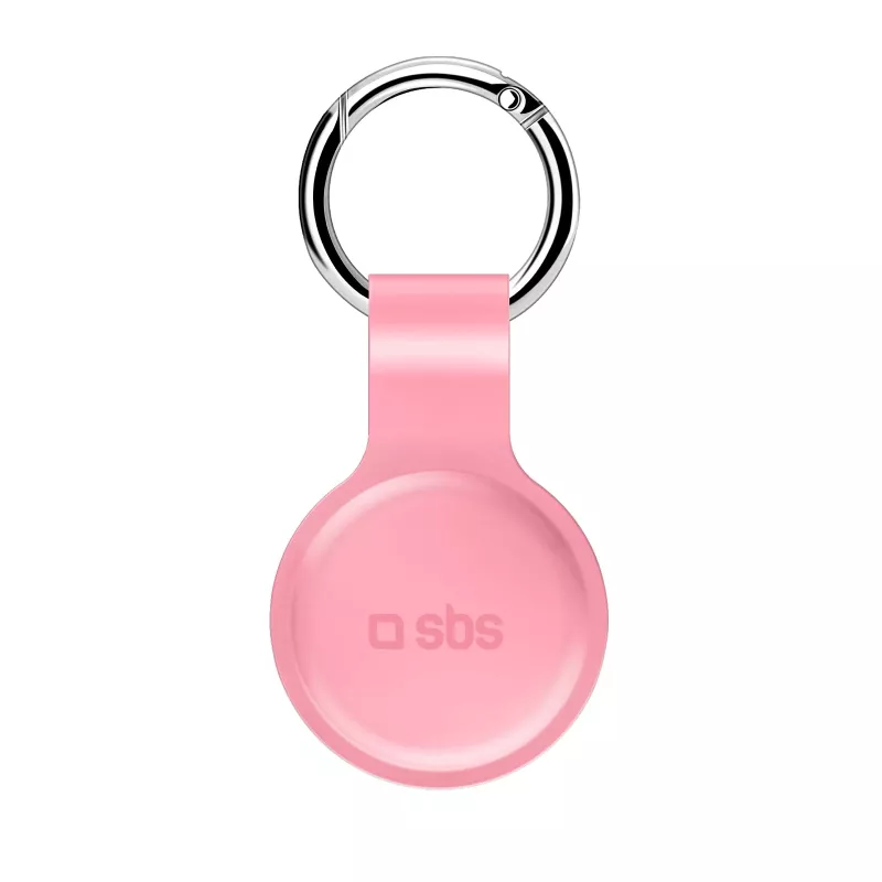 SBS siliconen hoesje voor Apple AirTag roze