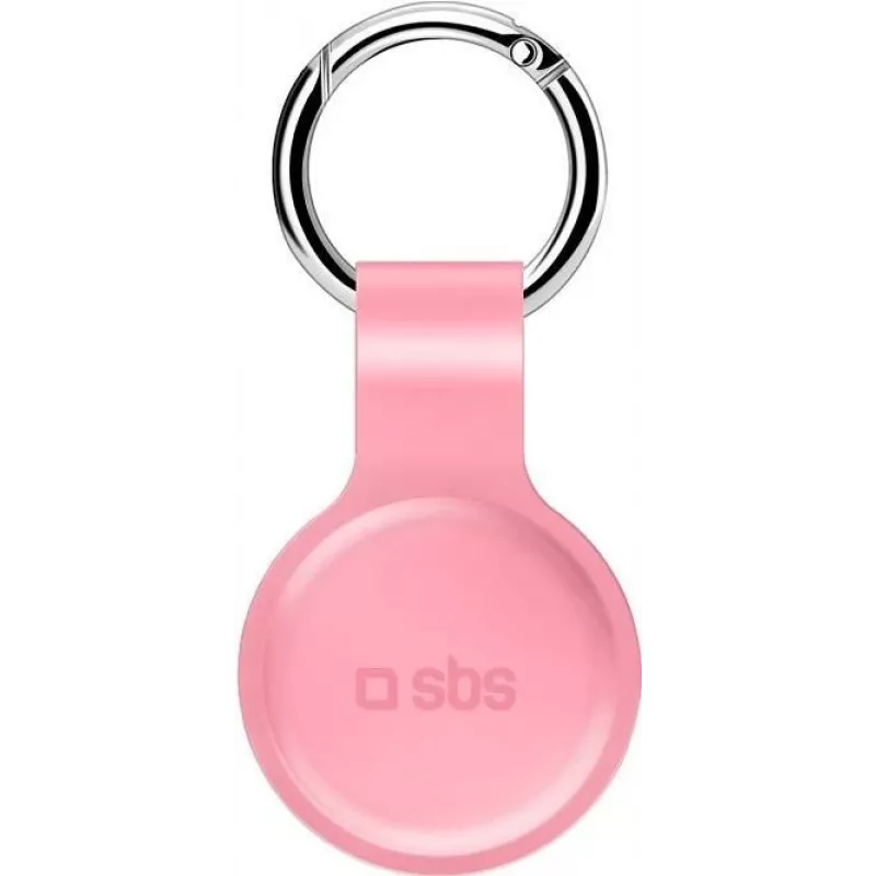 SBS siliconen hoesje voor Apple AirTag roze