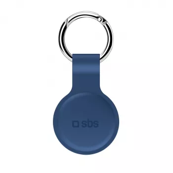 SBS siliconen hoesje voor Apple AirTag blauw