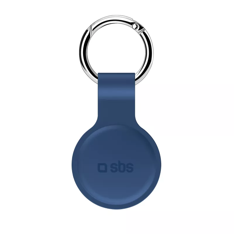 SBS siliconen hoesje voor Apple AirTag blauw