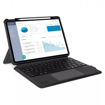 SBS draadloos toetsenbord met Cover voor iPad Air 10,9 inch (2020/2022), iPad Air 11 inch (2024), iPad Pro 11 inch (2018/2022) - zwart