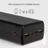 SBS powerbank 30000 mAh Power Delivery 20W multi-poort zwart