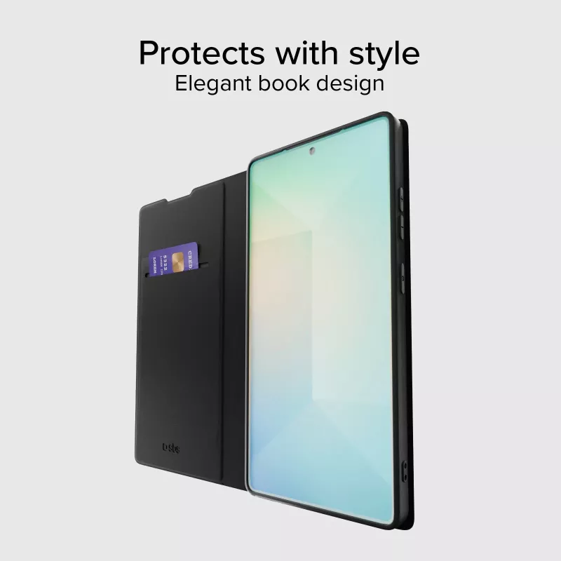 SBS Wallet Stand Galaxy S25 Ultra zwart (TEWALSAS25UK)