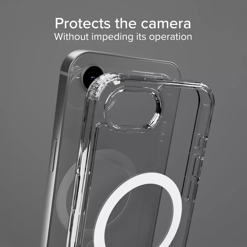 SBS Extreme Mag D3O MagSafe case voor iPhone 16e/17e - transparant