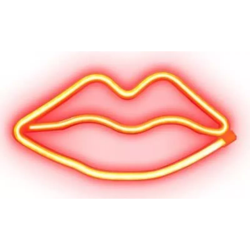 SBS Red Lips Glow neon-effect LED-lamp