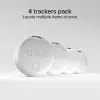 SBS Track My Circle tracker compatibel met Apple Find My - 4-pack - wit