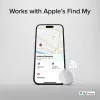 SBS Track My Circle tracker compatibel met Apple Find My - 4-pack - wit