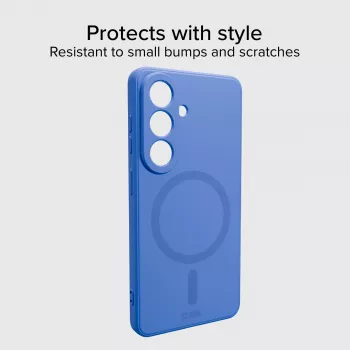 SBS Instinct Mag Case voor Samsung Galaxy S26 Plus, MagSafe-compatibel, blauw