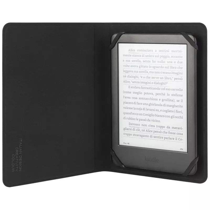 TUCANO Lato Folio Case voor Amazon Kindle Paperwhite 6e/7e generatie - zwart