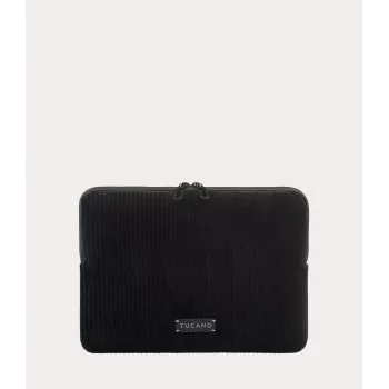 TUCANO Velluto 2 laptopsleeve voor MacBook Air 13 (M4/M3/M2/M1/2025-2018) / Pro 13 / laptop 12, zwart