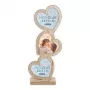 ZEP Frida 3x12x11,5 cm Houten lijst met 3 harten RE333