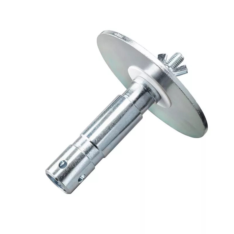 Manfrotto 163-10 Verlichting Spigot-adapter, 28 mm (1-1/8 in) met M10-schroefdraad, 120 mm plaat