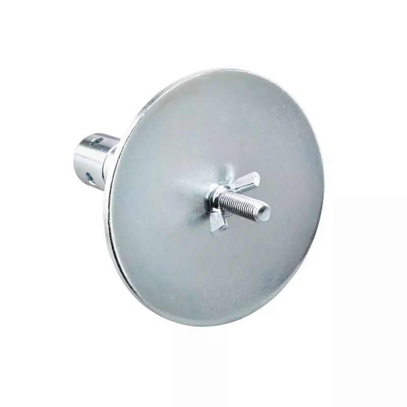 Manfrotto 163-10 Verlichting Spigot-adapter, 28 mm (1-1/8 in) met M10-schroefdraad, 120 mm plaat