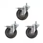 Manfrotto remwielen voor statief, 160 mm diameter, spigot