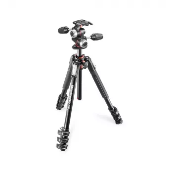 Manfrotto 190XPRO4 statief met X-Pro 3-wegkop
