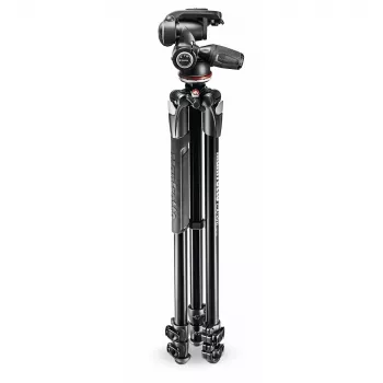 Manfrotto 290 serie MK290XTA3-3W statief met 3-wegkop (zwart)
