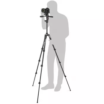 Manfrotto Befree 3W Live Lever statiefkit MKBFRLA4BK-3W