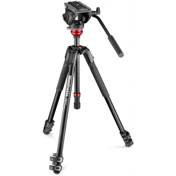 Manfrotto 190 videostatiefset met 500AH vloeistofkop