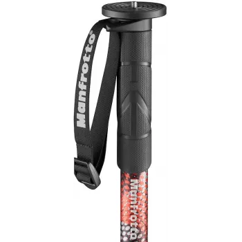 Manfrotto Element MII Aluminium monopod, Rood (MMELMIIA5RD)
