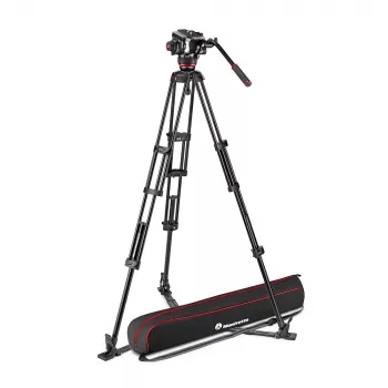 Manfrotto MVK504XTWINGA Twin aluminium statief met 504X fluid-videokop kit