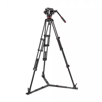 Manfrotto MVK504XTWINGA Twin aluminium statief met 504X fluid-videokop kit