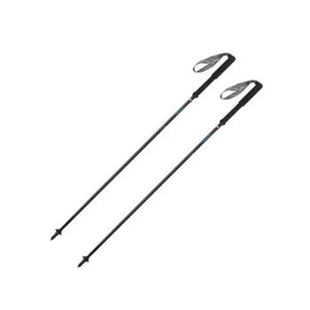 Gabel Carbon Feather-R nordic walking-stokken 130 cm zwart