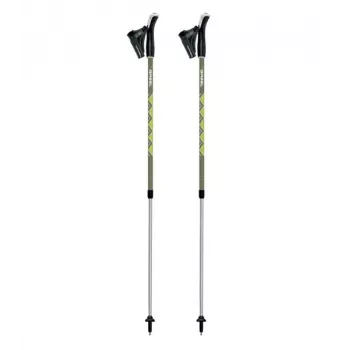 Gabel Ritmo aluminium trekkingstokken - groen