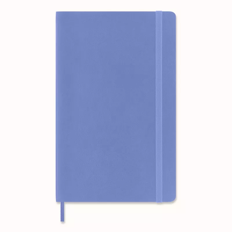 Moleskine Classic notebook large A5 gelinieerd hortensiablauw flexibele kaft
